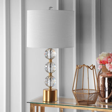 Ashley 25.25" Crystal LED Table Lamp - JONATHAN Y